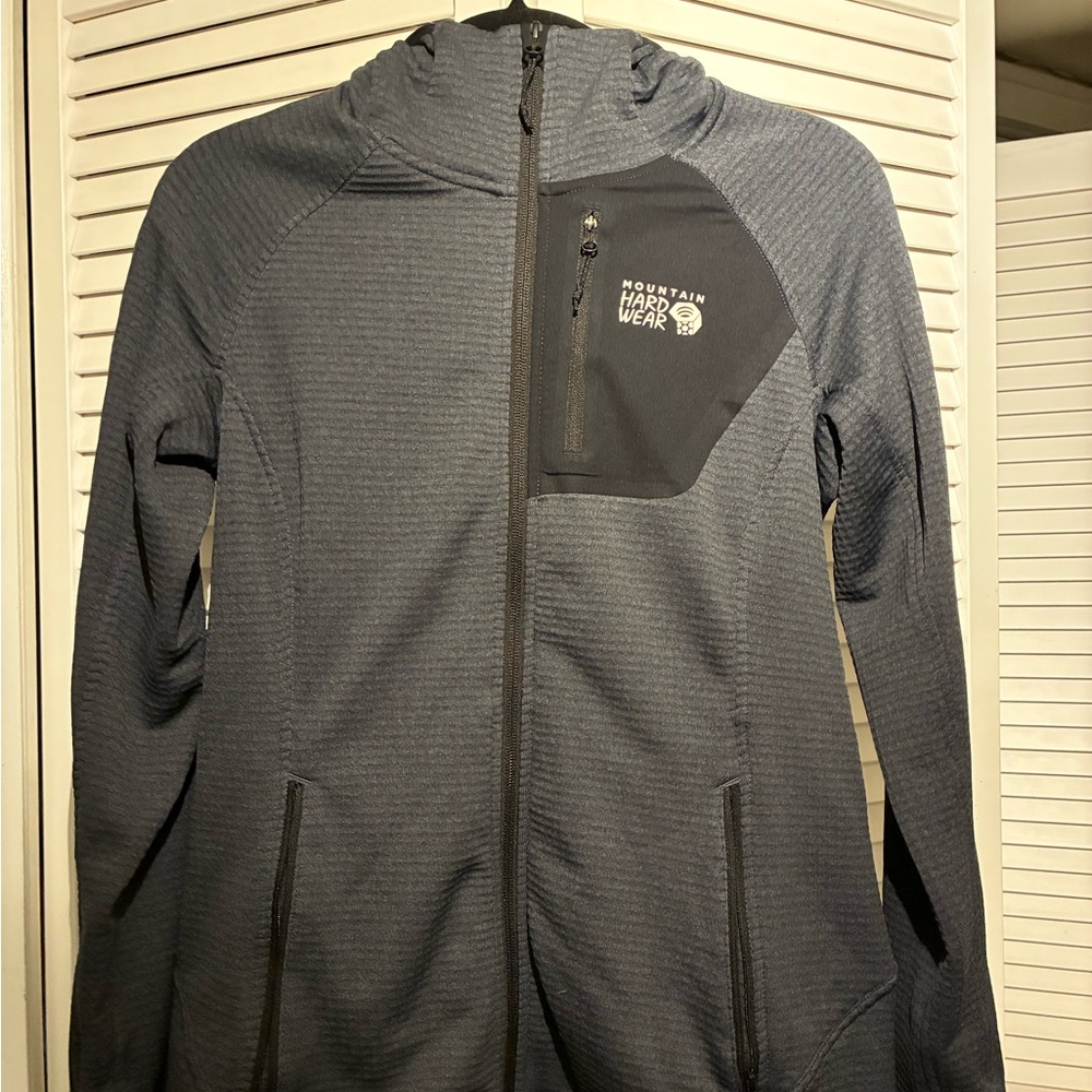 Mountain Hardwear Women’s Gray Hooded Jacket